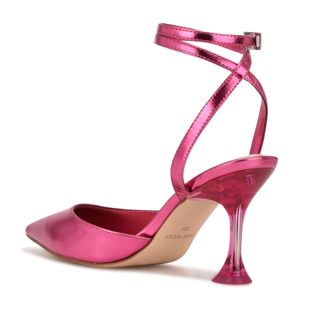 Dámské Lodičky Nine West Harlowe Ankle Páskové Růžové | 4289LWGBS