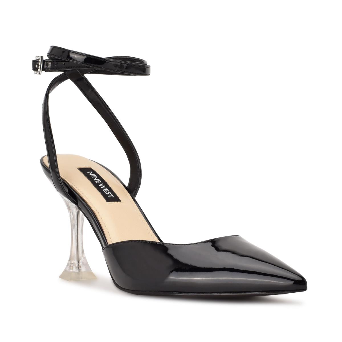 Dámské Lodičky Nine West Harlowe Ankle Páskové Černé | 6475XZSUF