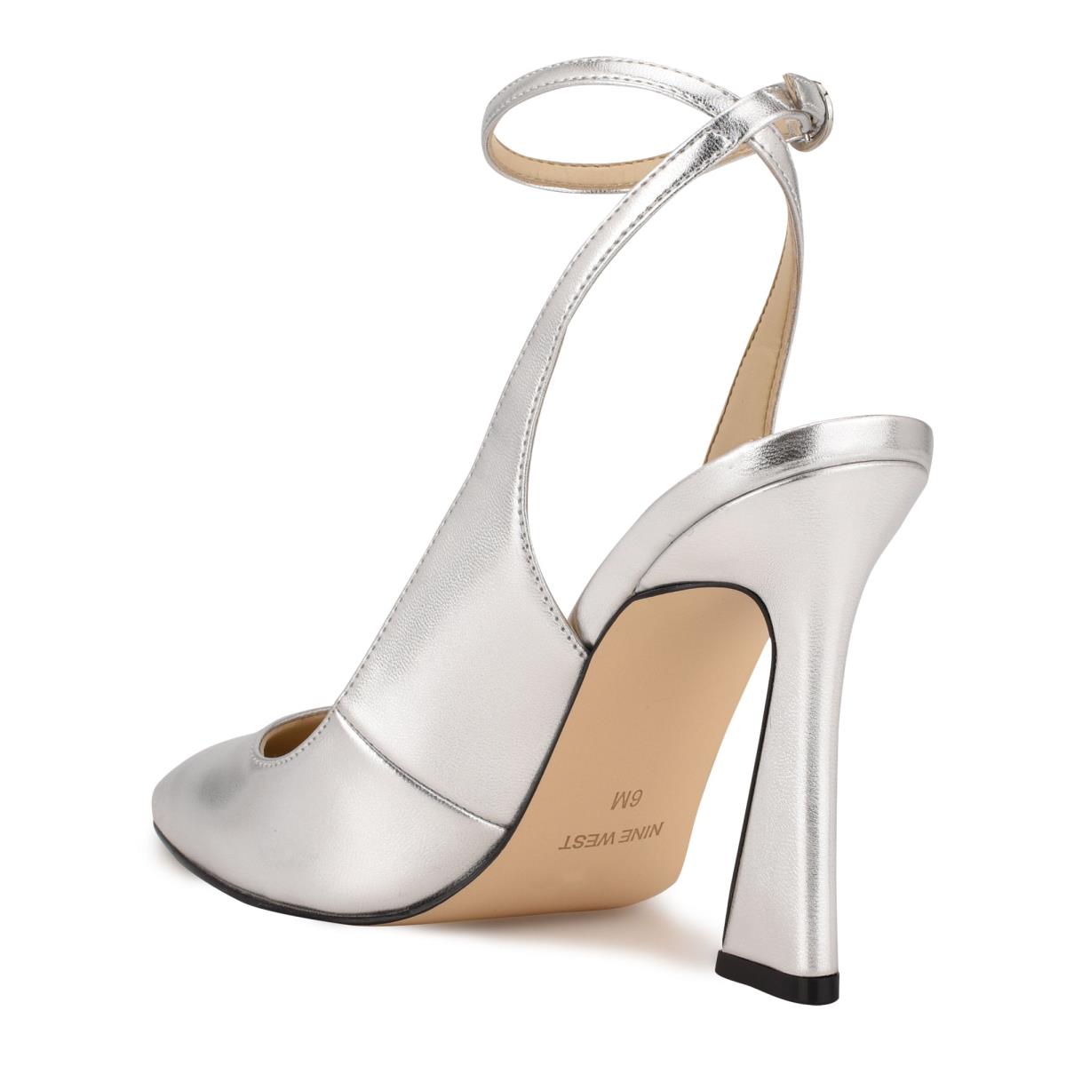 Dámské Lodičky Nine West Tabita Ankle Páskové Šaty Stříbrné | 5986PZYNA