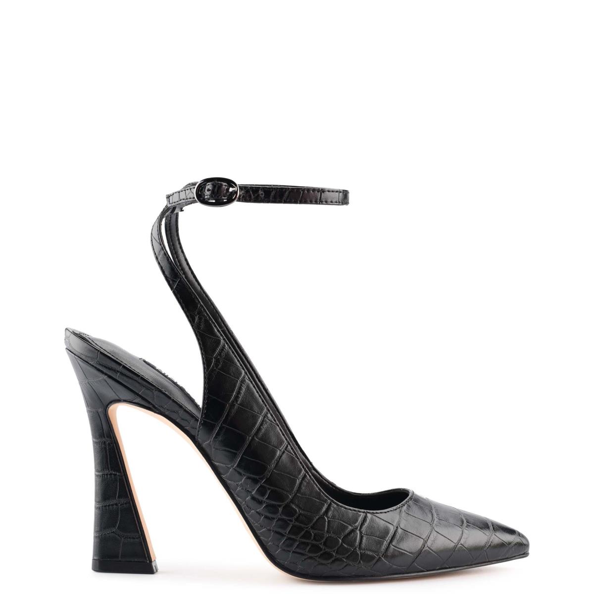 Dámské Lodičky Nine West Tabita Ankle Páskové Šaty Černé | 9364KLOIM