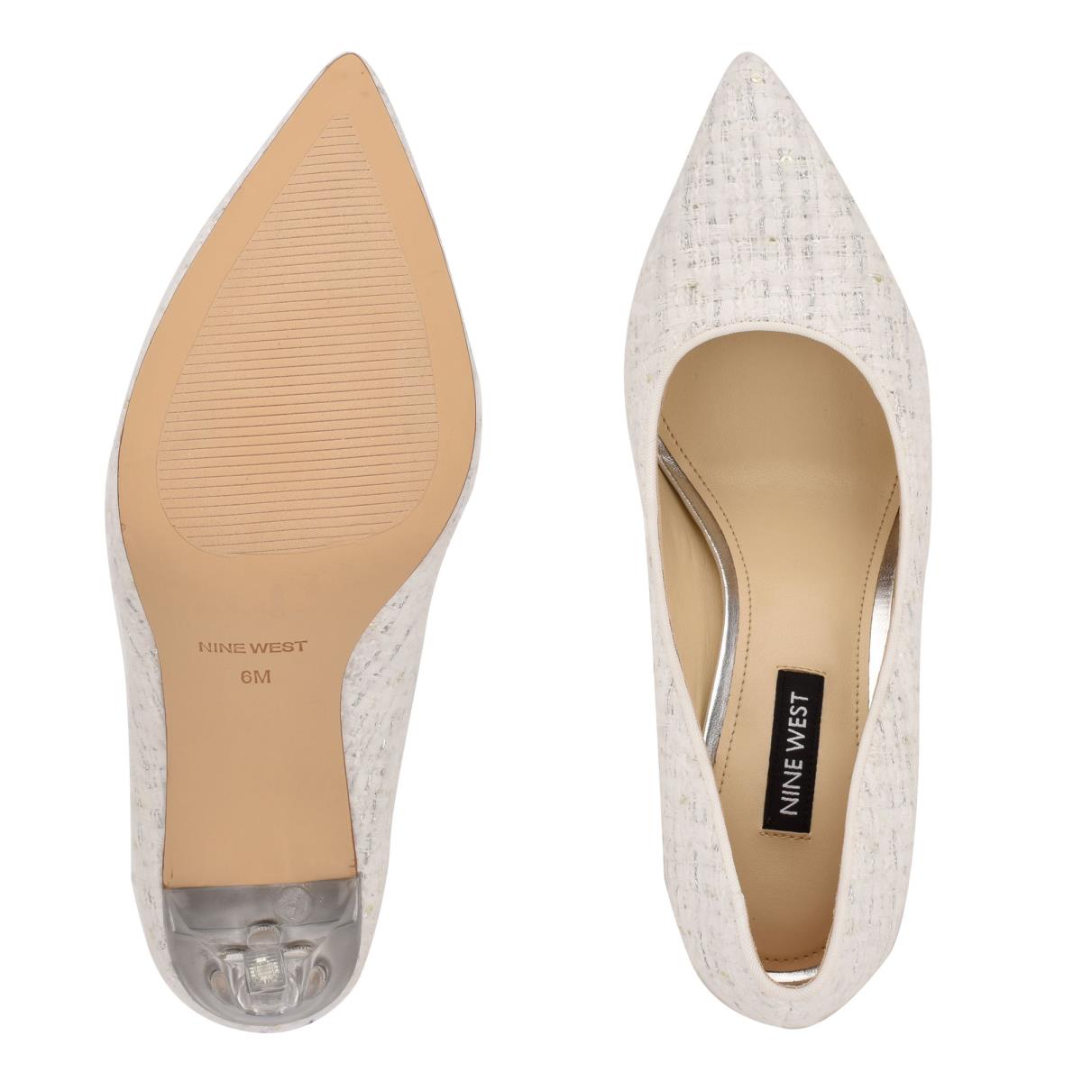 Dámské Lodičky Nine West Tatiana Pointy Špicí Bílé | 0926VPMHE