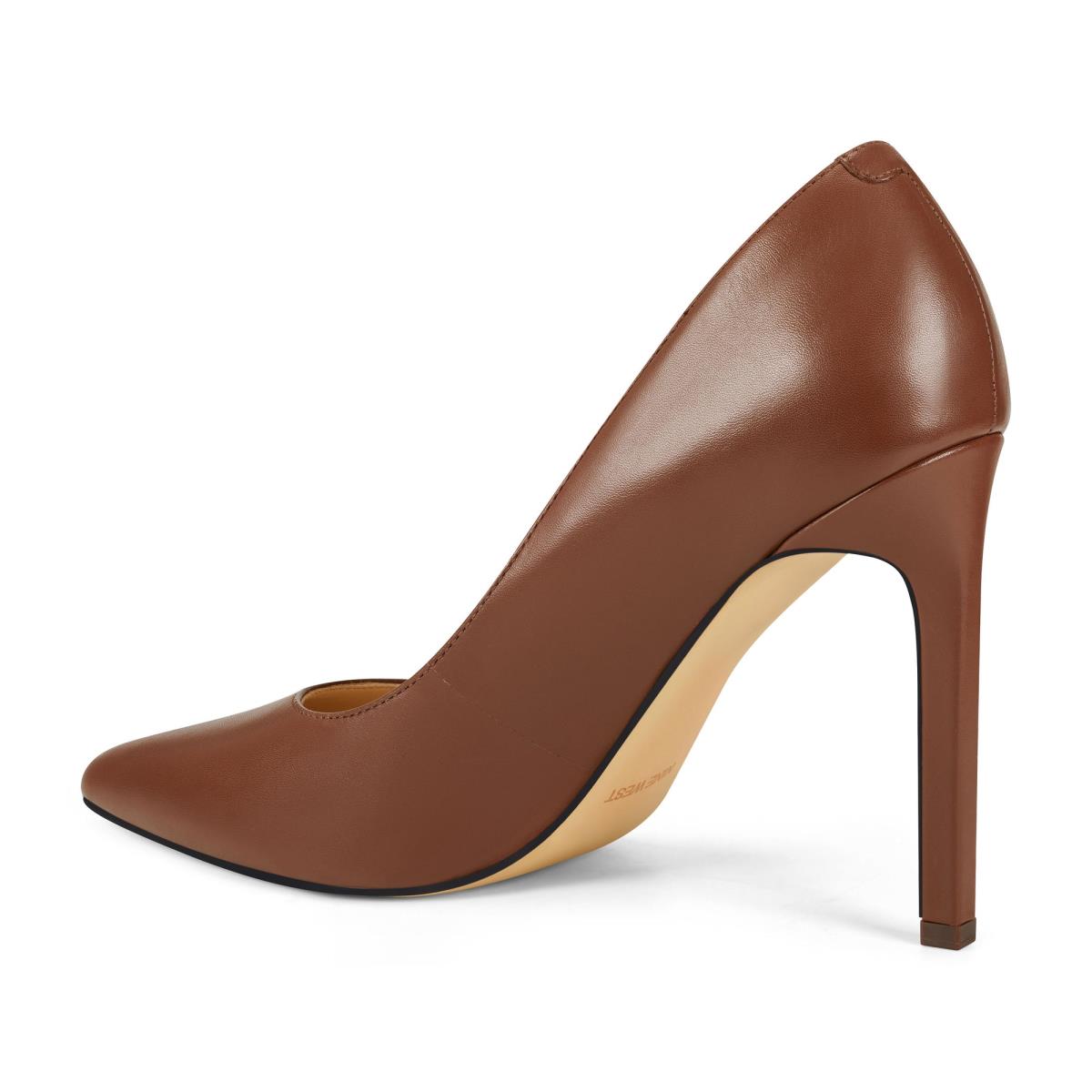 Dámské Lodičky Nine West Tatiana Pointy Špicí Hnědé | 6475FKUTY