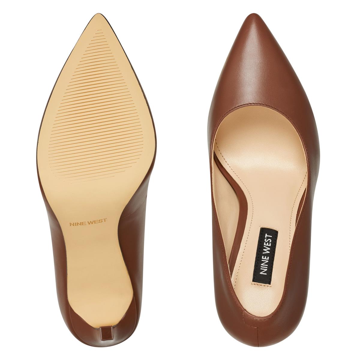 Dámské Lodičky Nine West Tatiana Pointy Špicí Hnědé | 6475FKUTY