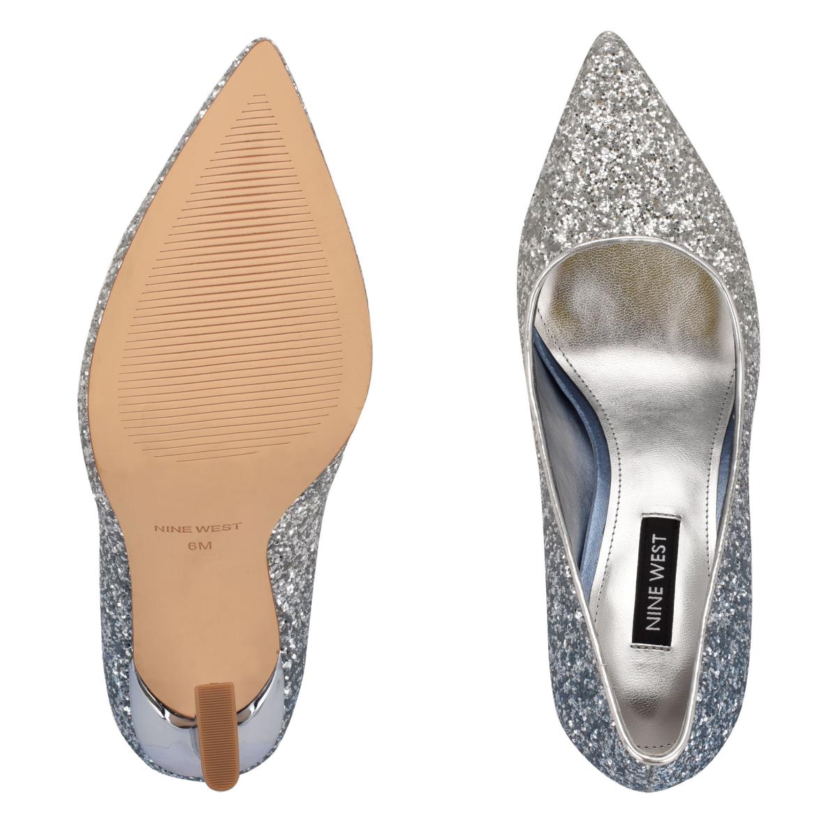 Dámské Lodičky Nine West Trendz Pointy Špicí Blankyt | 1263XDOKG