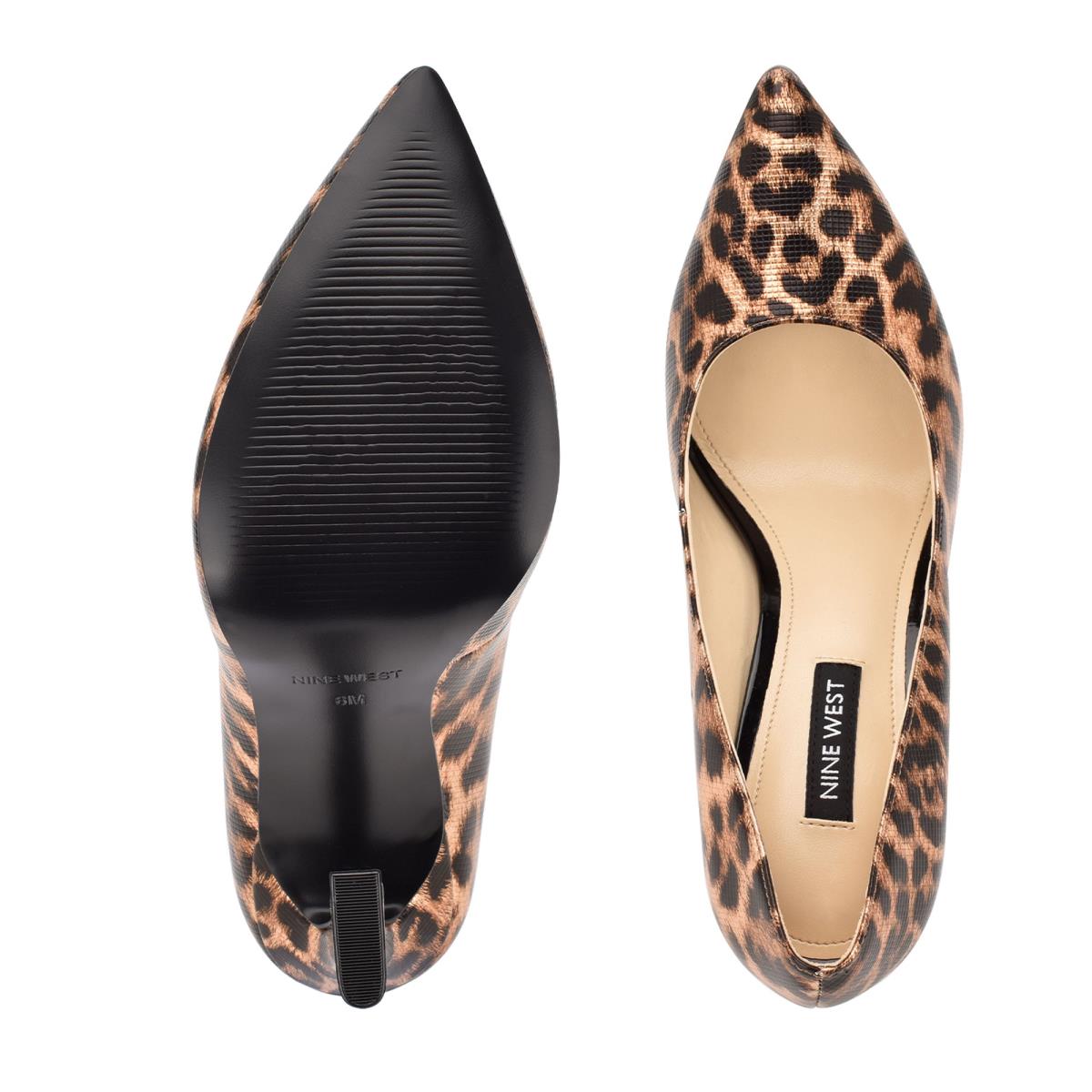 Dámské Lodičky Nine West Trendz Pointy Špicí Leopard | 1938YGEXK