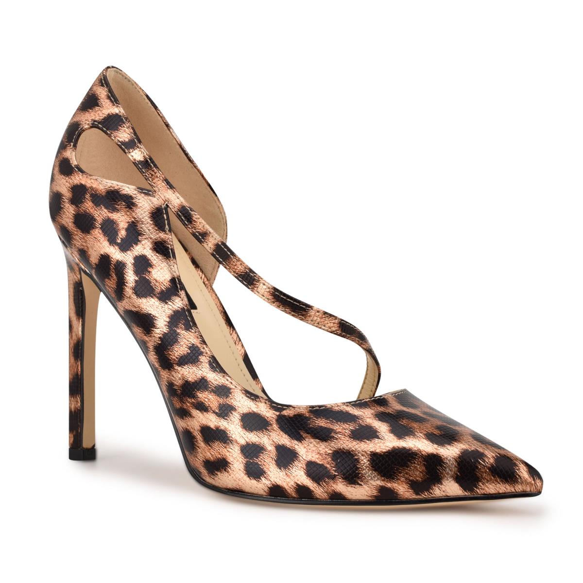 Dámské Lodičky Nine West Twirl Pointy Špicí Leopard | 7359MVOTR