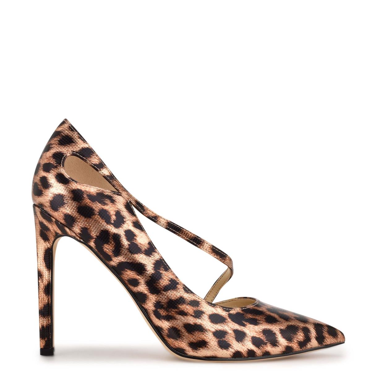 Dámské Lodičky Nine West Twirl Pointy Špicí Leopard | 7359MVOTR