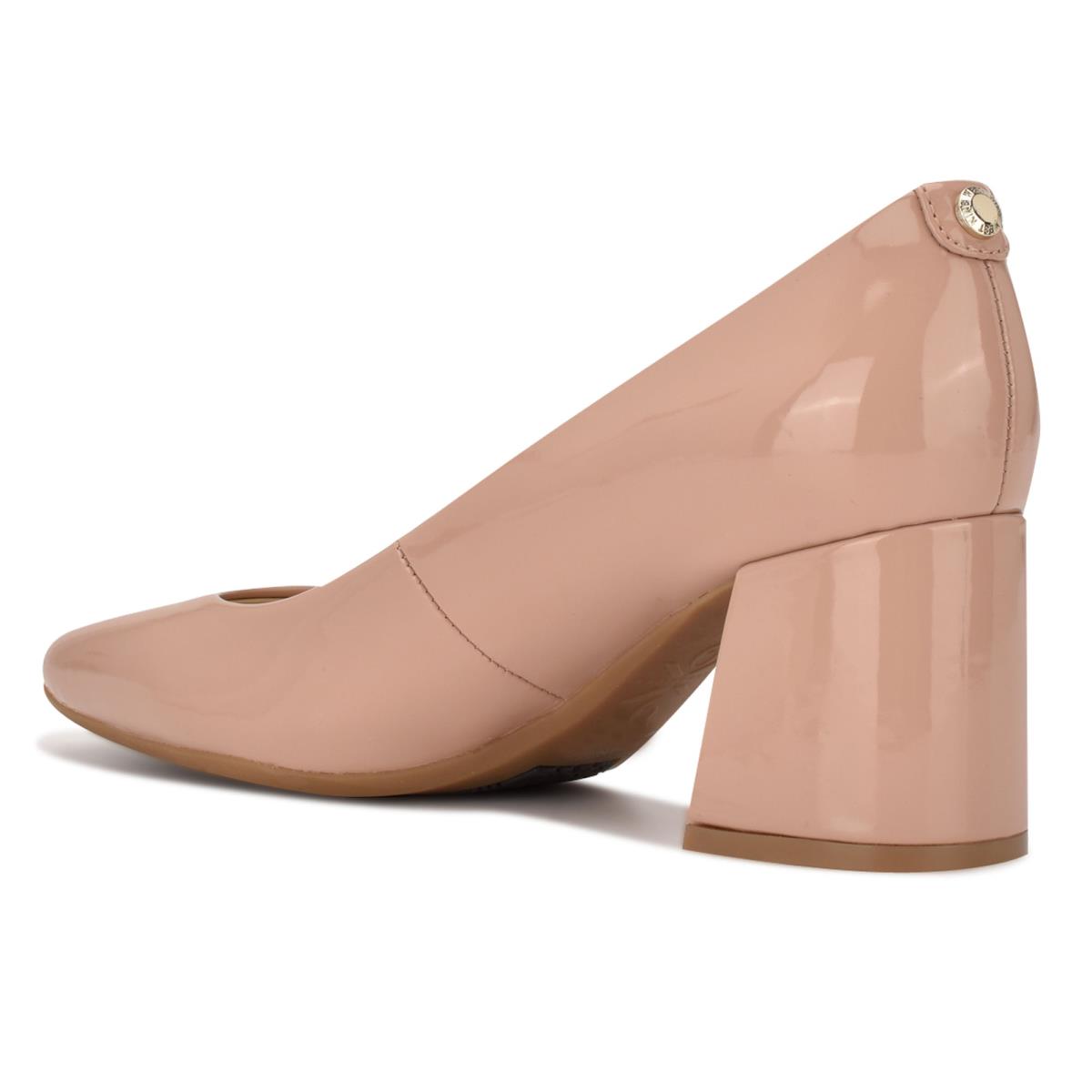 Dámské Lodičky Nine West Vibe 9x9 Block Heel Béžový | 2183ZPOXR