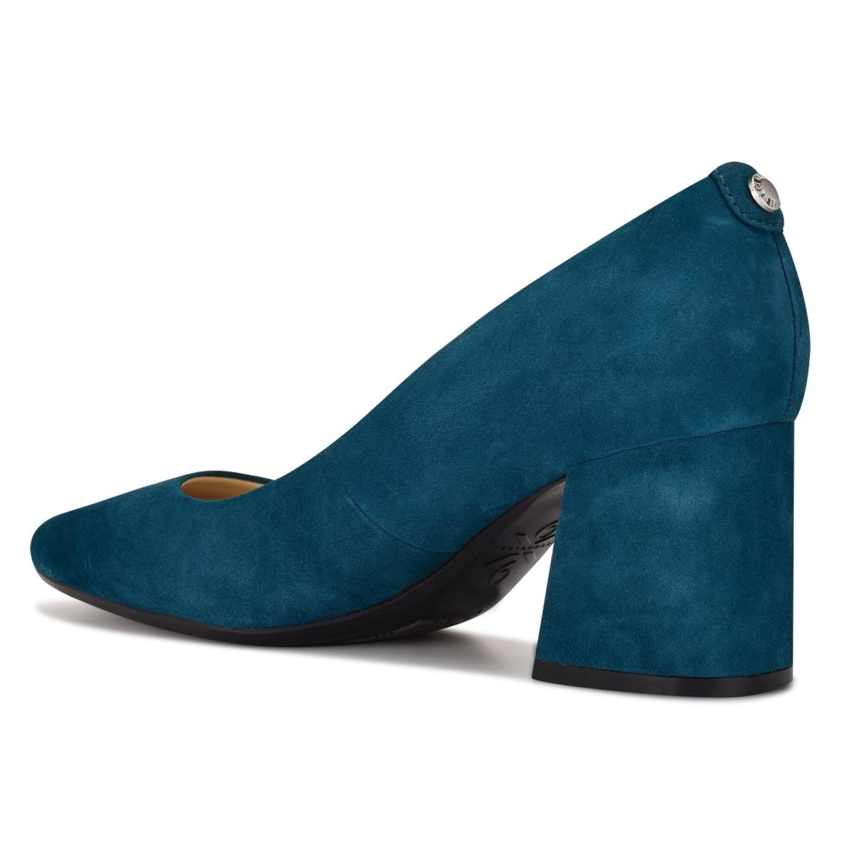 Dámské Lodičky Nine West Vibe 9x9 Block Heel Tyrkysové | 5041QIALT