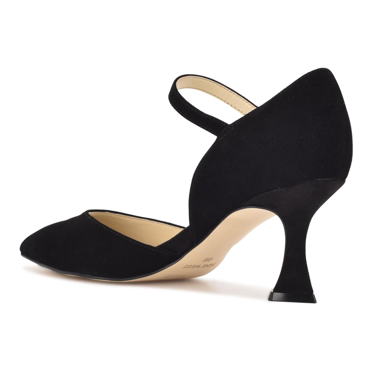 Dámské Lodičky Nine West Wanah Pointy Špicí Černé | 2738MPDLG