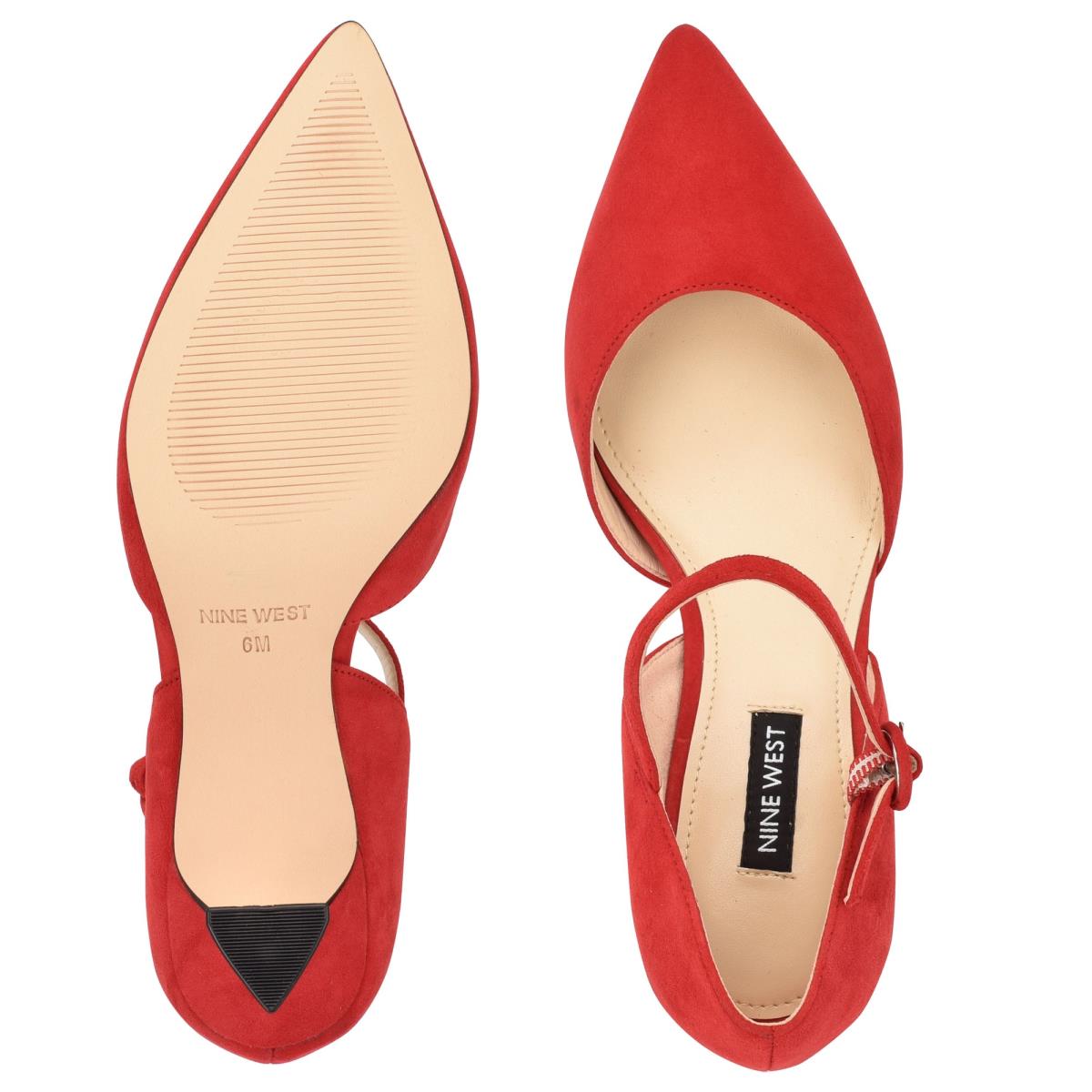 Dámské Lodičky Nine West Wanah Pointy Špicí Červené | 5093FZLWB