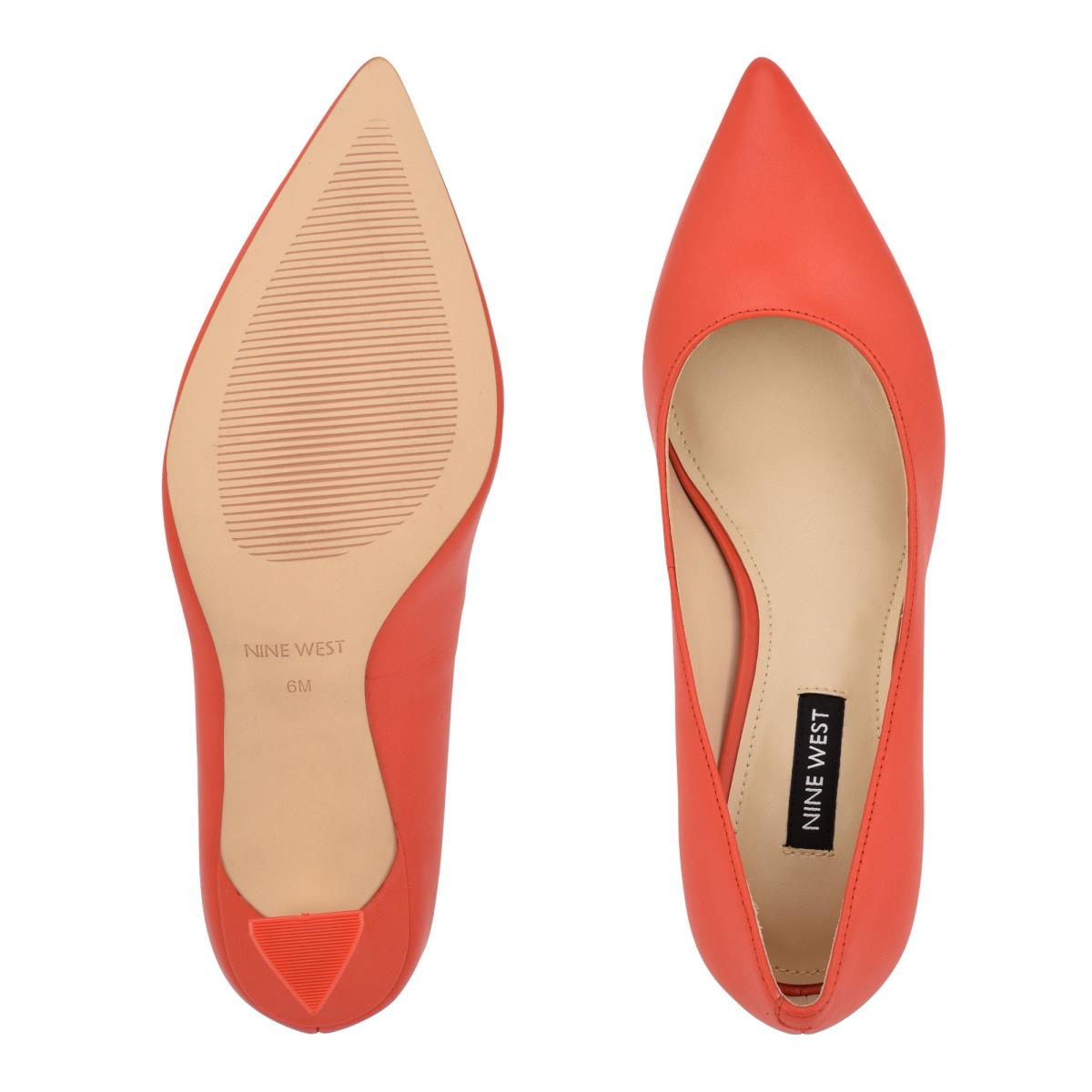 Dámské Lodičky Nine West Workin Pointy Špicí Oranžové | 6328CVGRE