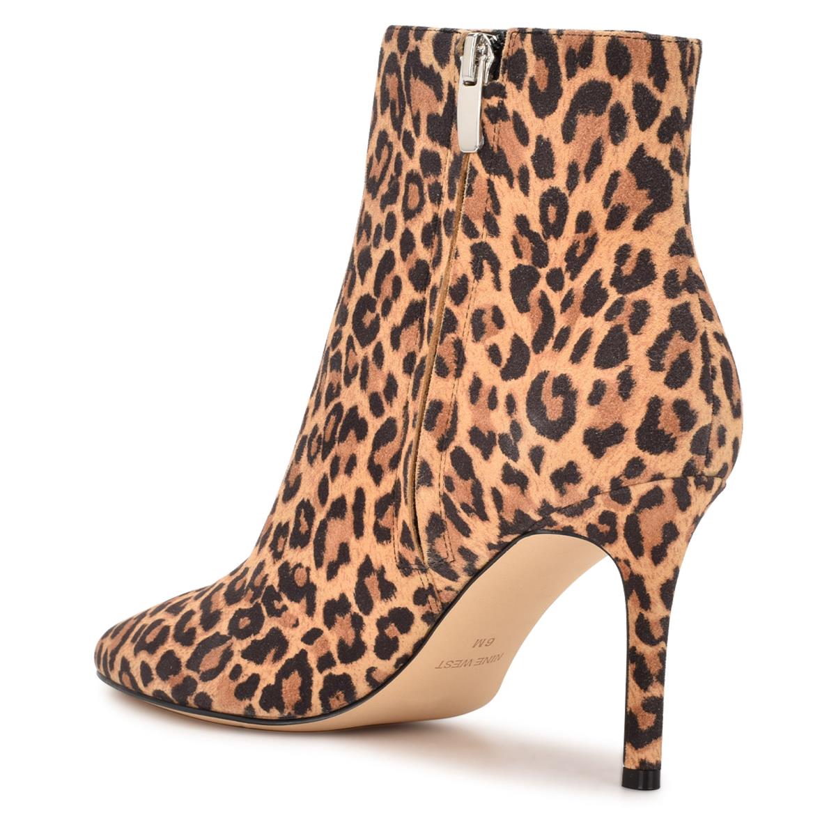 Dámské Nízké Kozačky Nine West Fast Šaty Leopard | 3068LQTEZ