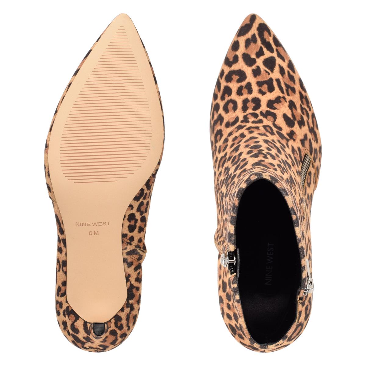 Dámské Nízké Kozačky Nine West Fast Šaty Leopard | 3068LQTEZ