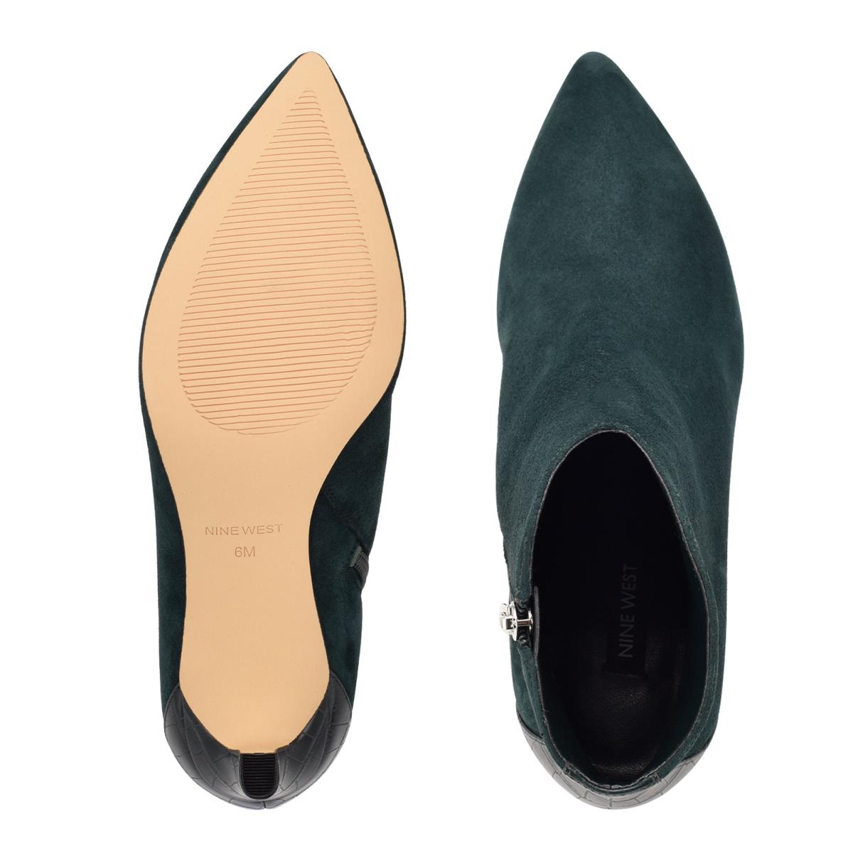 Dámské Nízké Kozačky Nine West Mikale Pointy Špicí Obsidian | 4057AMIVQ