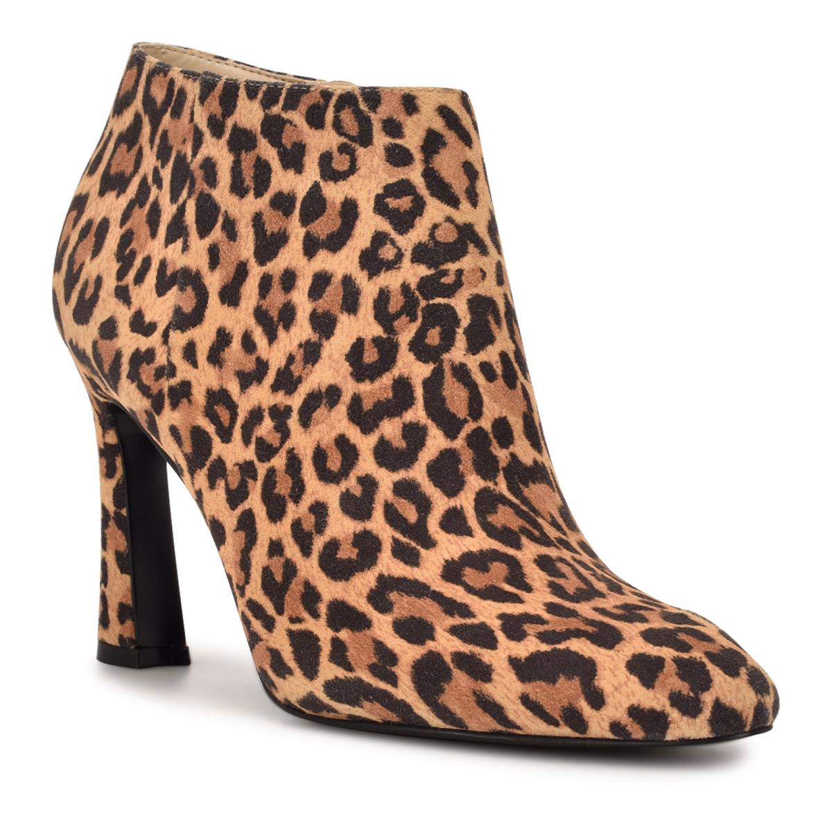 Dámské Nízké Kozačky Nine West Raze Šaty Leopard | 4061FTNOM