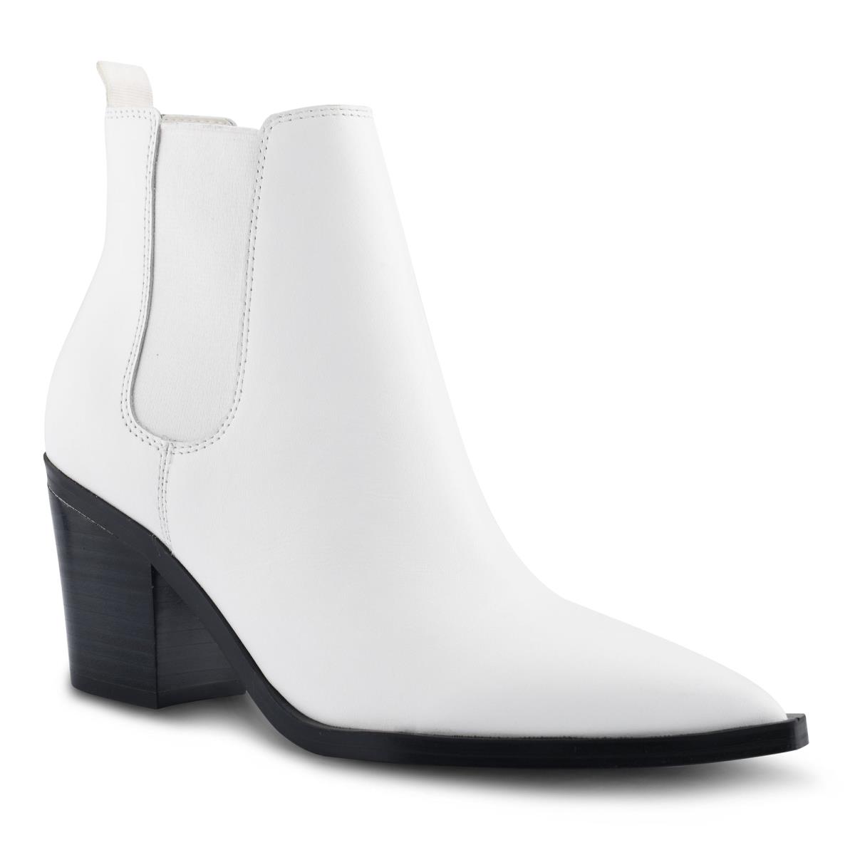 Dámské Nízké Kozačky Nine West Wyllis Block Heel Bílé | 7823UJXAQ