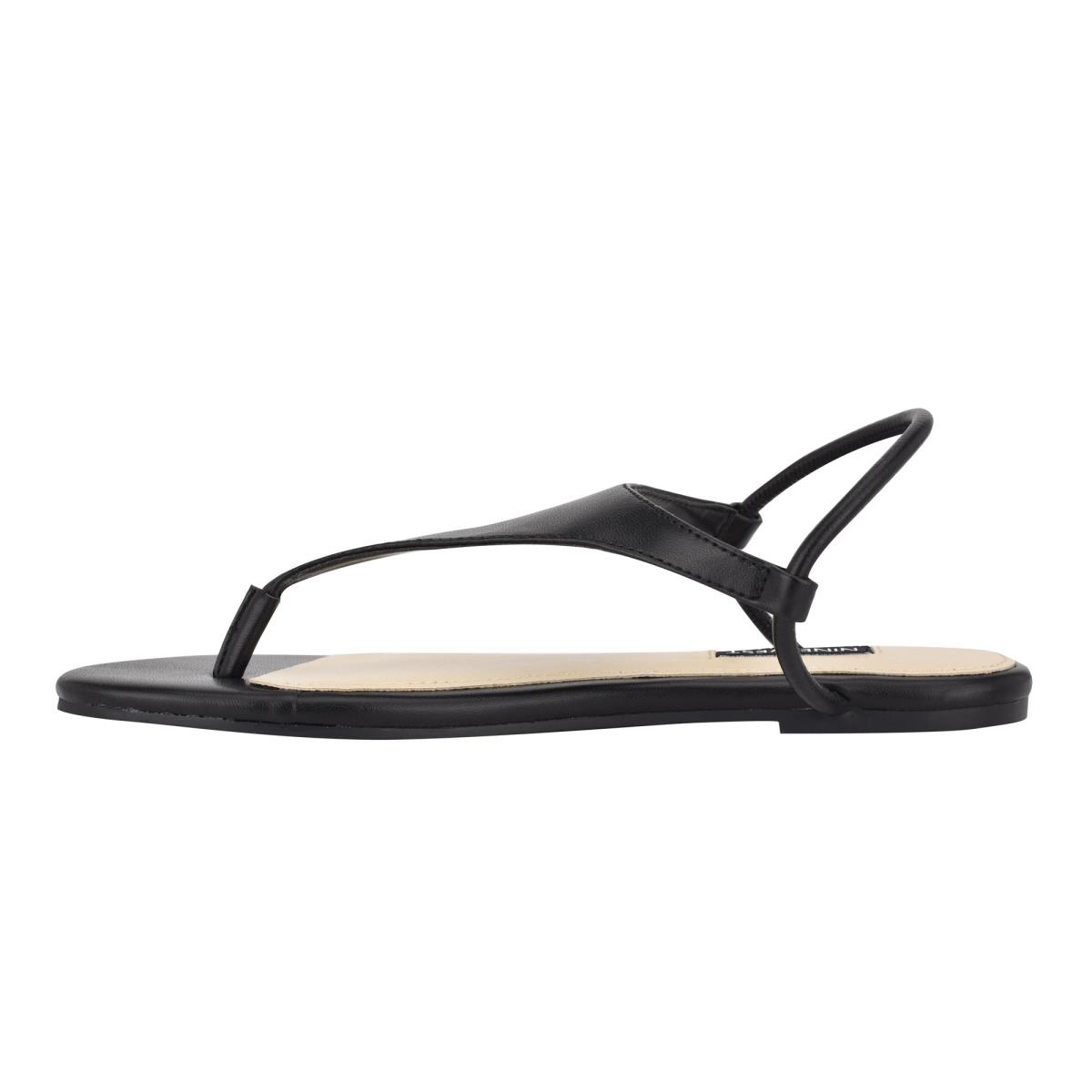 Dámské Ploché Sandály Nine West Braydin Stretch Černé | 4257KRDJZ