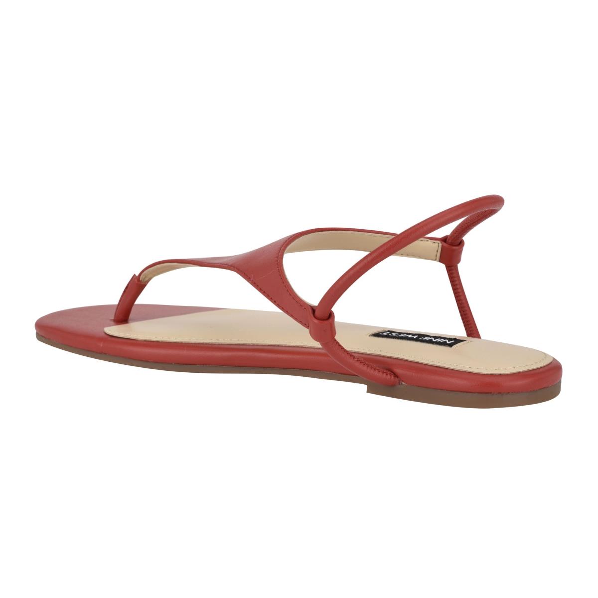 Dámské Ploché Sandály Nine West Braydin Stretch Červené | 9764VTYMI