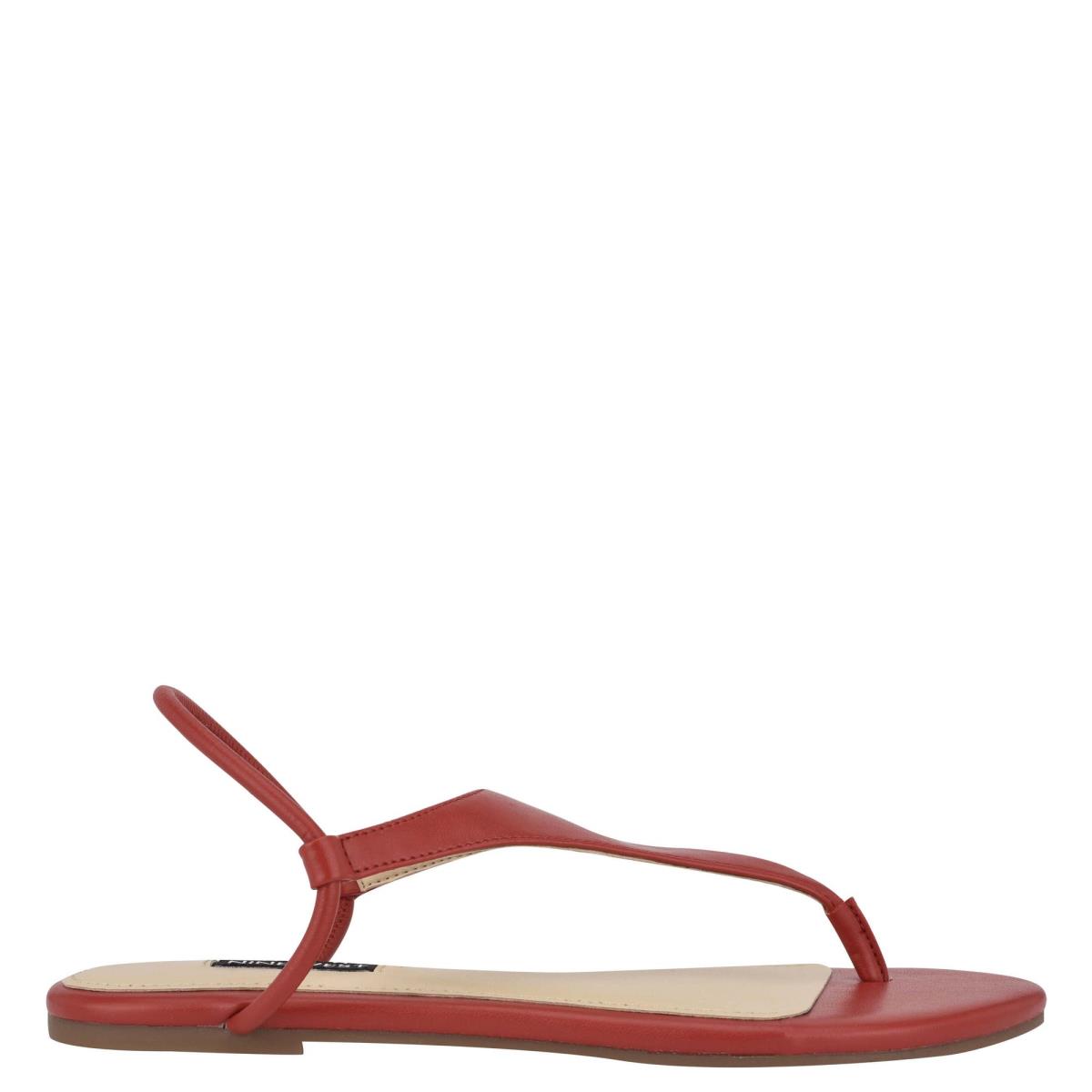 Dámské Ploché Sandály Nine West Braydin Stretch Červené | 9764VTYMI