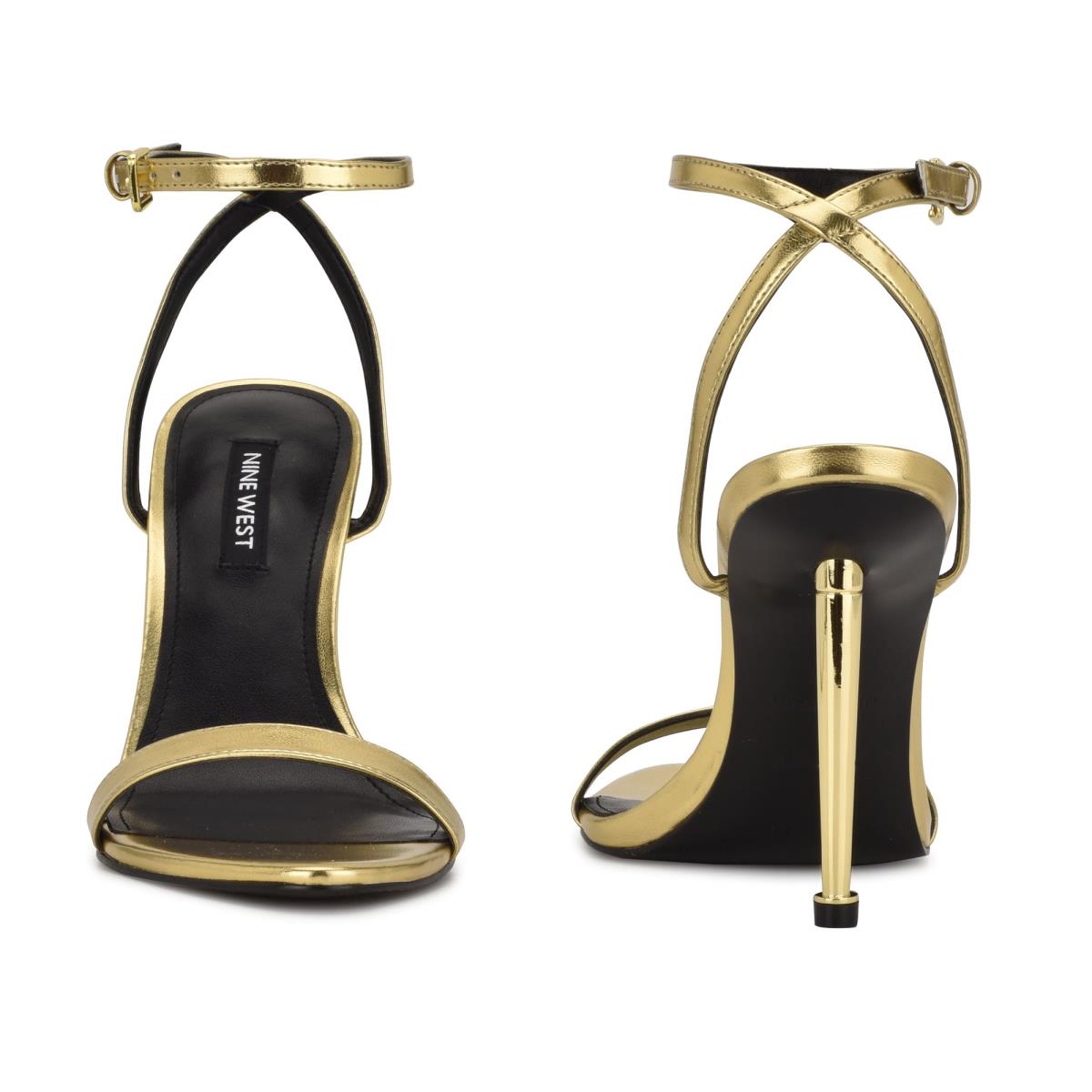 Dámské Páskové Sandály Nine West Reina Ankle Zlaté | 0967VHWBM