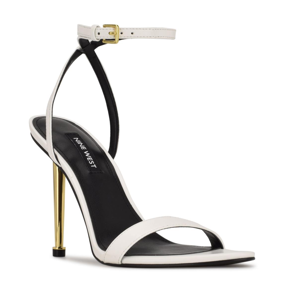 Dámské Páskové Sandály Nine West Reina Ankle Bílé | 6297OPIJY