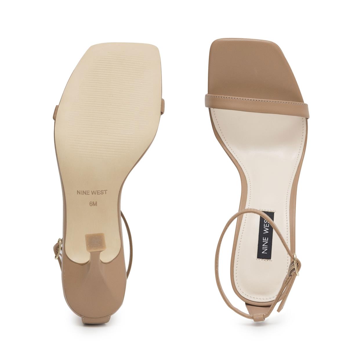 Dámské Páskové Sandály Nine West Yess Ankle Béžový | 2495KMJTH