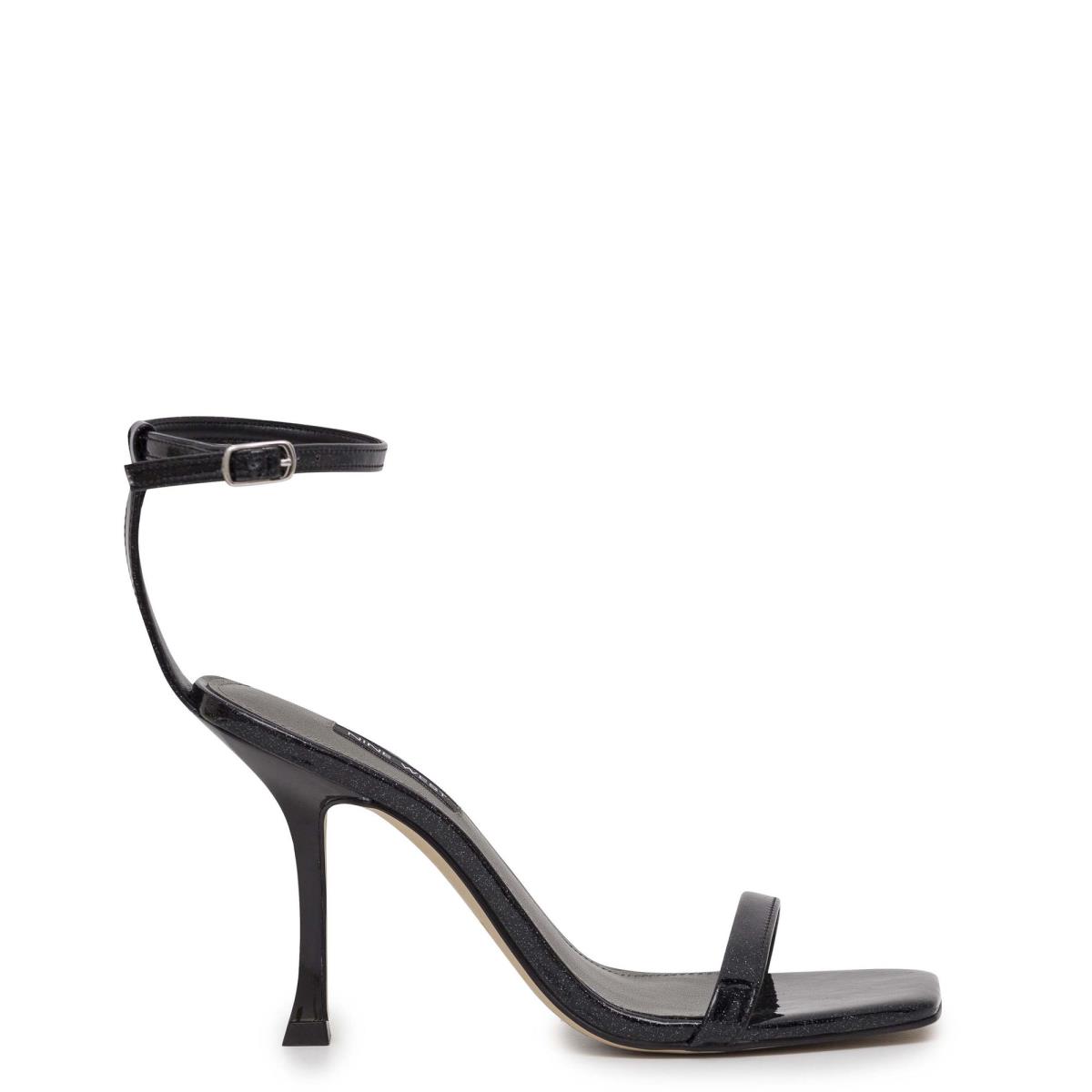 Dámské Páskové Sandály Nine West Yess Ankle Černé | 4120USELP