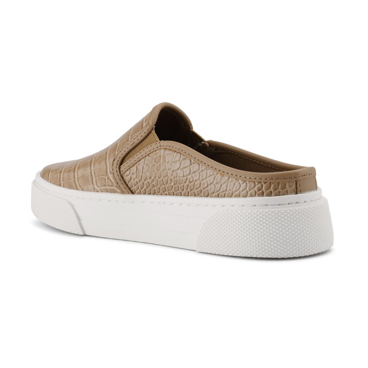 Dámské Slip On Sneaker Nine West Hayzel Hadí Kůže Hnědé | 5781RJZXN