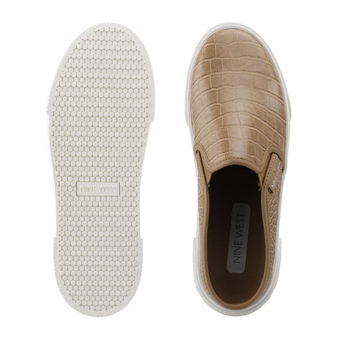 Dámské Slip On Sneaker Nine West Hayzel Hadí Kůže Hnědé | 5781RJZXN