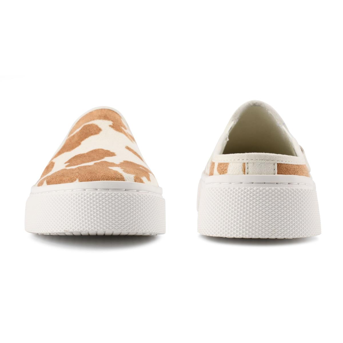 Dámské Slip On Sneaker Nine West Hayzel Hnědé Bílé | 9237PABEM