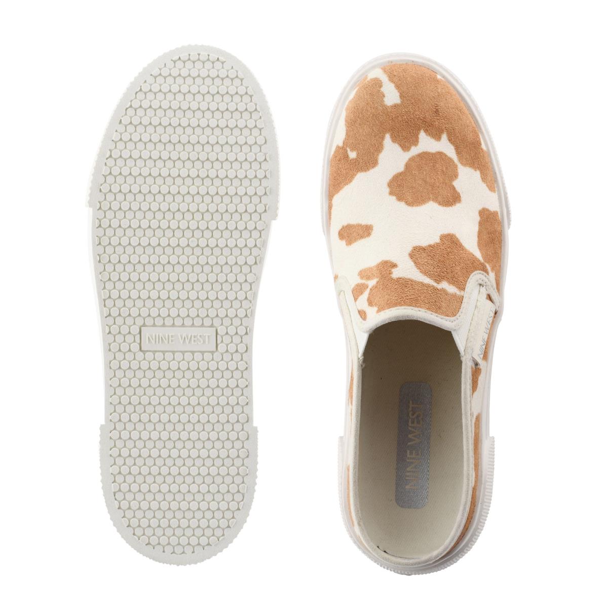 Dámské Slip On Sneaker Nine West Hayzel Hnědé Bílé | 9237PABEM