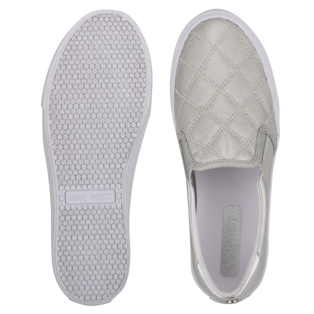 Dámské Slip On Tenisky Nine West Lala Stříbrné | 3501GPYFT