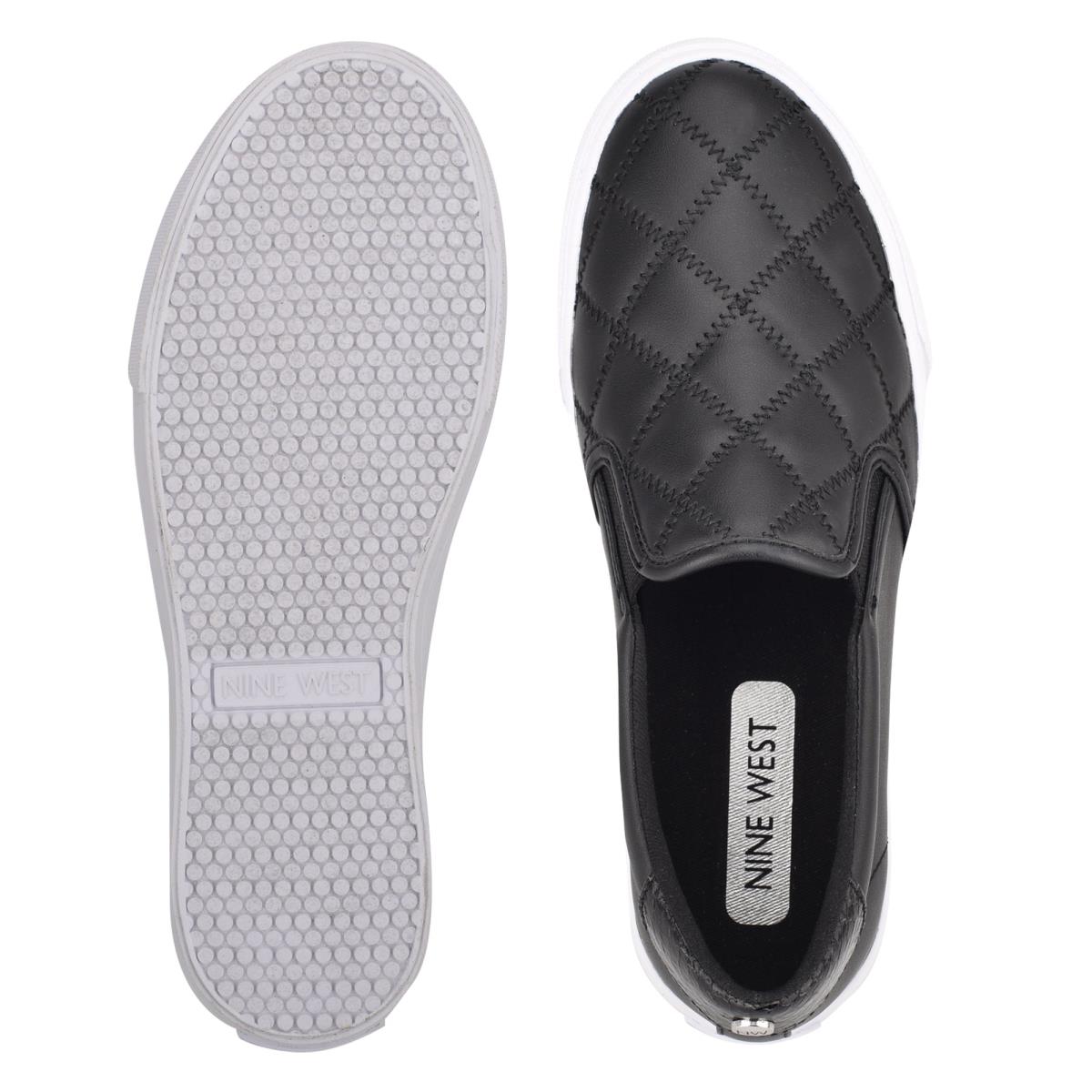 Dámské Slip On Tenisky Nine West Lala Černé Černé | 1834GIPCZ