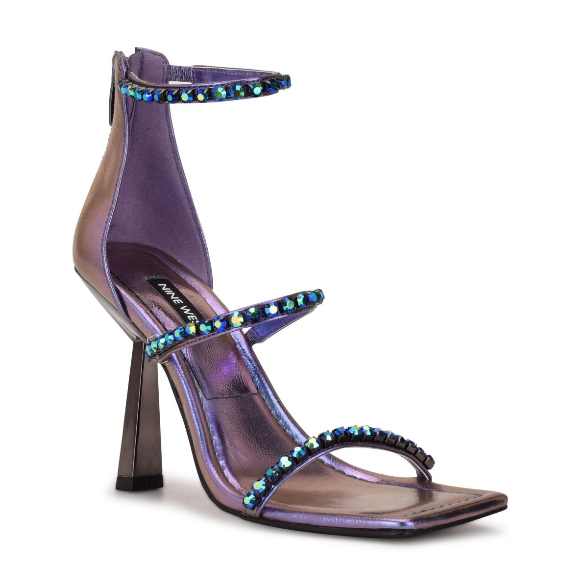 Dámské Společenské Sandály Nine West Vavoom Rhinestone Páskové Růžové | 6930KLNWB