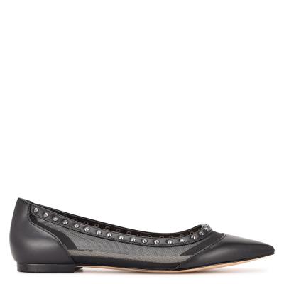 Dámské Baleríny Nine West Bizzie Pointy Špicí Černé | 6204CJLNB