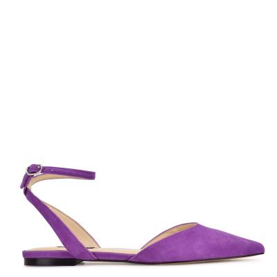 Dámské Baleríny Nine West Briy Pointy Špicí Fialové | 4963JXSCZ