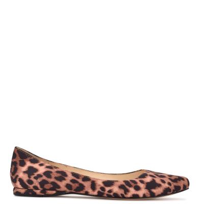 Dámské Baleríny Nine West Speakup Almond Špicí Leopard | 9841MKWZO