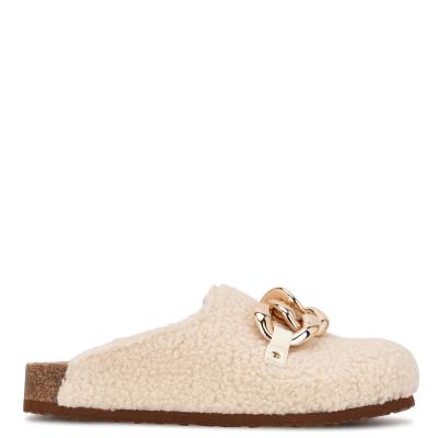 Dámské Boty Mules Nine West Everyth Cozy Krém | 6584XICAQ