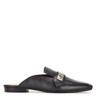 Dámské Boty Mules Nine West Neat 9x9 Loafer Černé | 9534AJBYZ