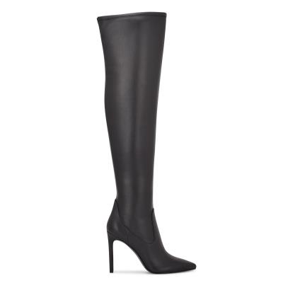 Dámské Boty Nine West Tacy Over The Knee Černé | 4287NMWRT