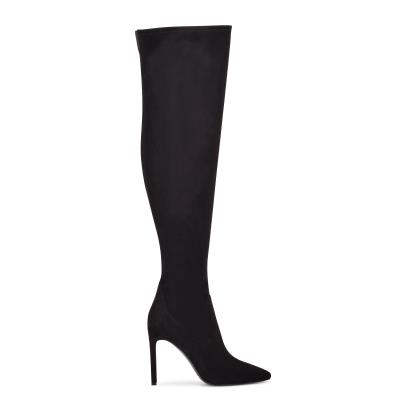 Dámské Boty Nine West Tacy Over The Knee Černé | 4628RUCMN