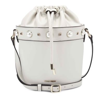 Dámské Crossbody Kabelky Nine West Laylin Drawstring Bucket Bílé | 9587YLIZO