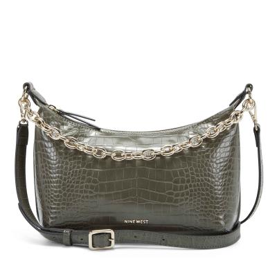 Dámské Kabelky Přes Rameno Nine West Ronnie Top Zip Shoulder Bag Hadí Kůže | 5107EBSXW