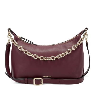 Dámské Kabelky Přes Rameno Nine West Ronnie Top Zip Shoulder Bag Claret | 6920CBPKJ