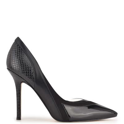 Dámské Lodičky Nine West Behave Pointy Špicí Černé | 9830TVELS