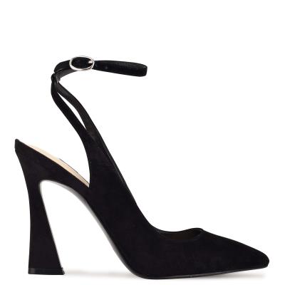 Dámské Lodičky Nine West Tabita Ankle Páskové Šaty Černé | 6012LOKSI