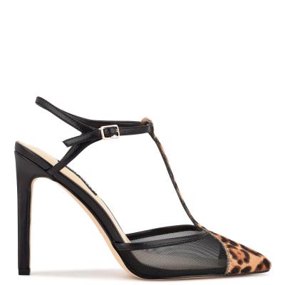 Dámské Lodičky Nine West Terrah Šaty Leopard | 8926YIBMA