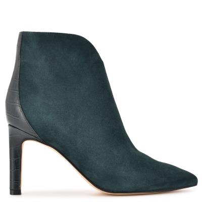 Dámské Nízké Kozačky Nine West Mikale Pointy Špicí Obsidian | 4057AMIVQ