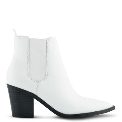 Dámské Nízké Kozačky Nine West Wyllis Block Heel Bílé | 7823UJXAQ